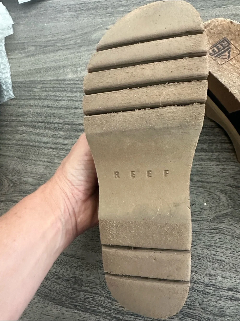 Reef cork footbed